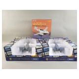 Group of die-cast model airplanes