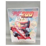 Vintage signed Miller American 200 race program