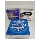 Collection of commercial airlines Boeing