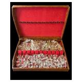 Lot of vintage glass chandelier prisms