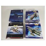 Collection of combat die cast model airplanes
