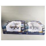 Pair of Franklin Mint die-cast model airplanes