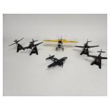 Collection of die cast model airplanes