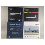Collection of die-cast model airplanes