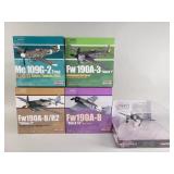 Collection of die-cast model airplanes