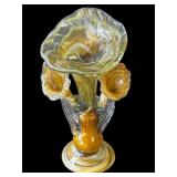 Vintage Murano glass tulip vase