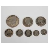 Uncirculated coins, 1978-S Eisenhower dollar,