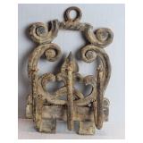 Victorian cast iron wall hook
