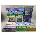 Collection of airplane models