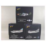 Group of Gemini Aces die-cast model airplanes