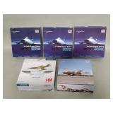 Five Hobby Master die-cast display models,