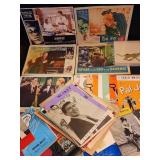 Vintage Hollywood ephemera, lobby cards,