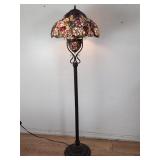 Tiffany style ornate floor lamp