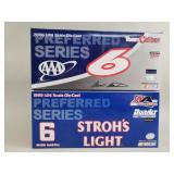 Pair of autographed NASCAR die-cast model cars