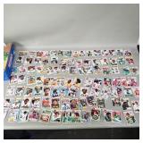 Collection of vintage football trading cards