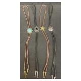 Group of bolo ties