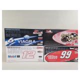 Group of autographed die-cast NASCAR model cars