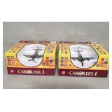 Pair of Carousel 1 die-cast model planes