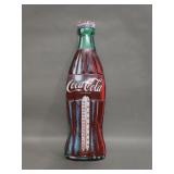 Vintage tin Coca-Cola thermometer sign