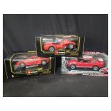 Collection of die cast model cars