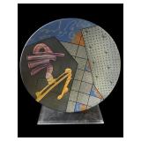 Clyde Hopkins-style hand painted art