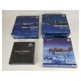 Collection of combat airplane models including