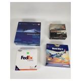 Collection of die cast model airplanes