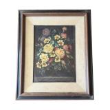 Framed signed oil painting on board