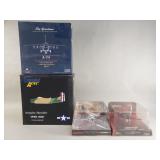 Collection of die-cast model airplanes