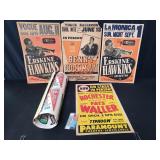 Collection of vintage poster