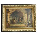 Vintage oil on canvas rendition of A.Vartanian