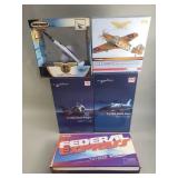 Collection of die-cast airplane models