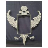 Vintage double headed eagle brass frame