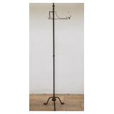 Vintage wrought iron floor lamp base