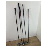 Group of five Calloway drivers with nickent driver