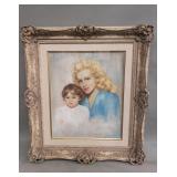 Signed and dated P.F. Fairchild 1944 pastel