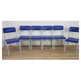 6 Pro.In.Co. Italian plastic and metal stackable