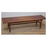 Mid-century Modern walnut coffee table
