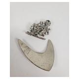 Danecraft sterling silver brooches