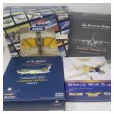 Collection of die cast model airplanes