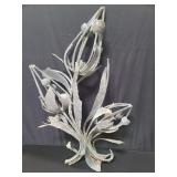 Vintage brass brutalist style wall decoration