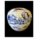 Antique Chinese Qing dynasty-style ginger jar