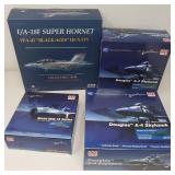 Collection of die cast model airplanes