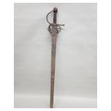 Vintage Spanish style iron sword