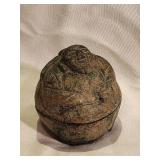 Vintage Chinese laughing Buddha incense holder