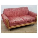 Adrian Persall-style Mid-century upholstered sofa