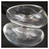 Steuben art glass nimbus vase