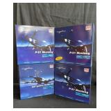 4 HobbyMaster 1:48 scale die-cast model planes