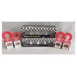 Group of NASCAR shot glasses