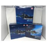 3 HobbyMaster 1:48 die-cast model planes